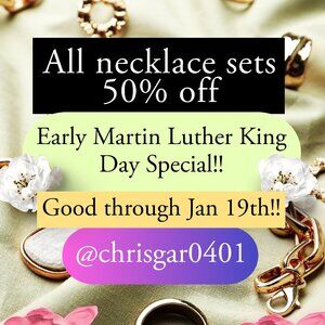 All Necklace sets 50% off